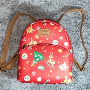 *Like New!* Pokémon x Loungefly Christmas Backpack Purse